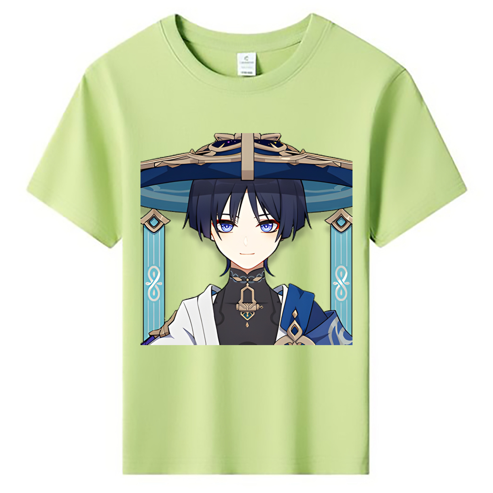 げんし神 さんペい genshin Sanpei 綿100％キッズTシャツ（フロントプリント）